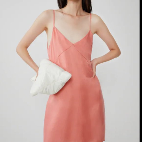 Zara Chic Relaxed Fit Halter Drape Mini Dress Size Medium - Picture 12 of 15